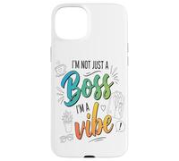 No Soy Solo Un Jefe, Soy Un Amante del Café Vibe Empowerment Carcasa para iPhone 15 Plus