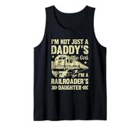 No Soy Solo una niña de papá, Soy la Hija de un ferrocarril Camiseta sin Mangas