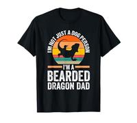 No soy solo una persona de perros, soy un dragón barbudo papá lagarto Camiseta