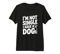 No Soy Soltero, Tengo un Perro Divertido Amante de los Perros Camiseta Premium