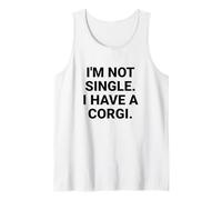 No Soy Soltero, Tengo un Perro Divertido de Corgi Camiseta sin Mangas