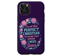No Soy Tan Cristiano Necesito Jesús Fe Mujeres Carcasa para iPhone 11 Pro