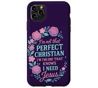 No Soy Tan Cristiano Necesito Jesús Fe Mujeres Carcasa para iPhone 11 Pro MAX
