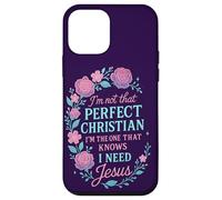 No Soy Tan Cristiano Necesito Jesús Fe Mujeres Carcasa para iPhone 12 Mini