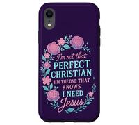 No Soy Tan Cristiano Necesito Jesús Fe Mujeres Carcasa para iPhone XR