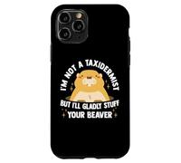 No soy taxidermista, pero con mucho gusto rellenaré a tu castor lindo Carcasa para iPhone 11 Pro