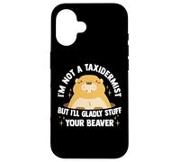 No soy taxidermista, pero con mucho gusto rellenaré a tu castor lindo Carcasa para iPhone 16