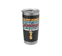 No soy torpe El piso me odia jirafa tonta Vaso térmico de acero inoxidable de doble pared