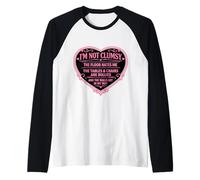 No Soy Torpe Mujeres sarcásticas Cita incómoda Broma Chica Linda Camiseta Manga Raglan