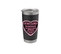No soy torpe mujeres sarcásticas cita incómoda broma chica linda Vaso térmico de acero inoxidable de doble pared