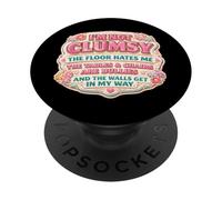 No Soy Torpe Mujeres sarcásticas incómodo Diciendo Linda Chica Divertida PopSockets PopGrip Adhesivo