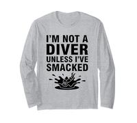 No Soy un Buzo a Menos Que Haya golpeado el diseño del Humor Manga Larga