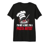 No Soy un Chef Soy un Artista de Pasta Funny Chef & Pasta Lover Camiseta Premium