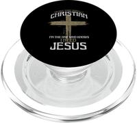 No Soy un Cristiano prefecto Soy el Que Conoce a Jesús PopSockets PopGrip para MagSafe