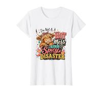 No Soy Un Desastre Caliente, Soy Un Desastre Picante Camiseta gráfica económica, Mujer, Blanco, L