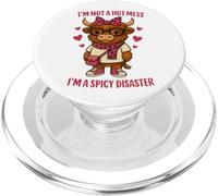 No Soy un Desastre Caliente Soy un Desastre Picante PopSockets PopGrip para MagSafe