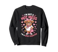 No soy un desastre caliente Soy una vaca picante del desastre Sudadera