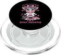 No Soy un Desastre, Soy una Vaca Rosa de Las Highlands picantes y desastrosas PopSockets PopGrip para MagSafe