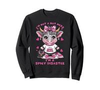 No Soy un Desastre, Soy una Vaca Rosa de Las Highlands picantes y desastrosas Sudadera
