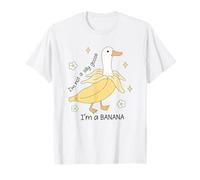 No soy un ganso tonto Soy un pato plátano Meme Animal divertido Camiseta
