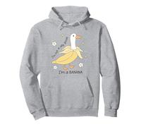 No soy un ganso tonto Soy un pato plátano Meme Animal divertido Sudadera con Capucha