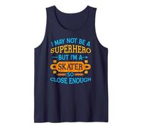 No Soy Un Héroe Pero Soy Skater Casi Igual Camiseta sin Mangas