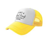No Soy Un Maniático del Control, Pero Lo Estás Haciendo Mal Mujer Hombre Snapback Cap Transpirable Gorras Hip Hop Casual Gorra De Béisbol para Running Deporte Tenis