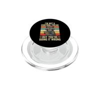 No Soy un Monstruo del Control Mapache Diversión Haciéndolo Mal Sarcástico PopSockets PopGrip para MagSafe