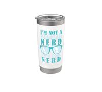No soy un nerd normal, pero guay Vaso térmico de acero inoxidable de doble pared