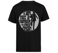 No Soy Un Numero Camiseta Negra de Manga Corta para Hombre Black Men tee Short Sleeve T-Shirt