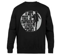 No Soy Un Numero Cuello Redondo Unisex Negro Black Crewneck Unisex Jumper