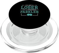 No Soy un Perdedor Soy un farkler estratégico Divertidos Jugadores de Farkle PopSockets PopGrip para MagSafe
