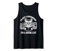 No Soy un ratón de Biblioteca Soy un Libro Lector de Gatos Bookish Camiseta sin Mangas