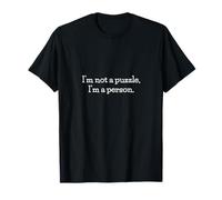 No soy un rompecabezas, soy una persona con conciencia del autismo Camiseta