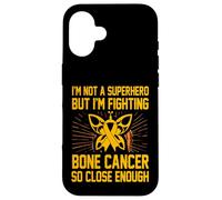 No Soy un superhéroe Pero Estoy luchando contra el cáncer de Hueso Tan Cerca Carcasa para iPhone 16