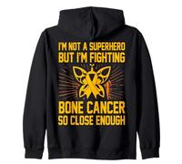 No Soy un superhéroe Pero Estoy luchando contra el cáncer de Hueso Tan Cerca Sudadera con Capucha
