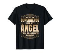 NO SOY UN SUPERHÉROE PERO SOY ÁNGEL. DISEÑO VINTAGE Camiseta