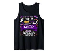 No Soy Una Bruja Soy Una Karateca Regalo Karate Mujer Camiseta sin Mangas
