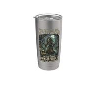 No soy una chica de los sueños Soy una bruja salvaje del pantano de las pesadillas Vaso térmico de acero inoxidable de doble pared