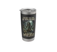 No soy una chica de los sueños Soy una bruja salvaje del pantano de las pesadillas Vaso térmico de acero inoxidable de doble pared