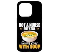No Soy una Enfermera, Pero aún salvando Vidas con el Servicio de Comida de Sopa Carcasa para iPhone 15 Pro