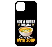 No Soy una Enfermera, Pero aún salvando Vidas con el Servicio de Comida de Sopa Carcasa para iPhone 14 Plus