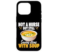 No Soy una Enfermera, Pero aún salvando Vidas con el Servicio de Comida de Sopa Carcasa para iPhone 16 Pro