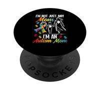 No soy una madre cualquiera, soy una madre con autismo, cinta de rompecabezas, autismo PopSockets PopGrip Adhesivo