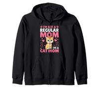 No Soy una mamá Normal, Soy una mamá Gato Sudadera con Capucha