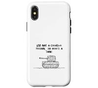 No Soy una Persona Creativa, así Que aquí Hay una Creatividad de Tanque Carcasa para iPhone X/XS