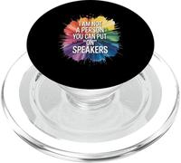 No Soy Una Persona Que Puedas Poner En Altavoces Taza PopSockets PopGrip para MagSafe