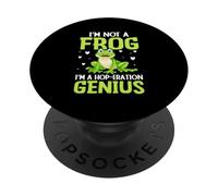 No Soy una Rana, Soy un Genio de la eración del Salto PopSockets PopGrip Adhesivo