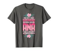 No Soy Una Superhéroe Pero Soy Ana Camiseta, Hombre, Asfalto, 5XL