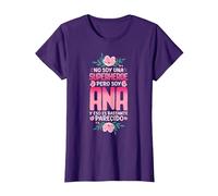 No Soy Una Superhéroe Pero Soy Ana Camiseta, Mujer, Morado, 3XL